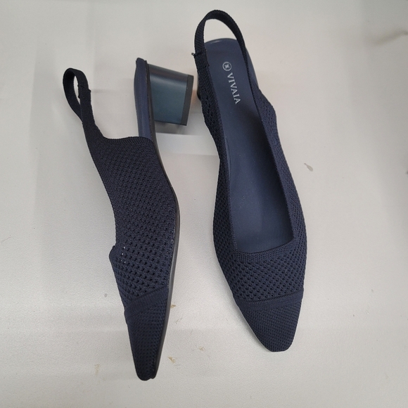 VIVAIA Leah Pointed Toe Slingback Heels - Picture 4 of 12